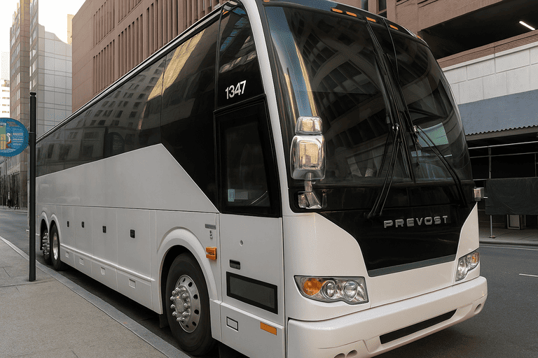 a Boulder Coach Bus Service coach bus