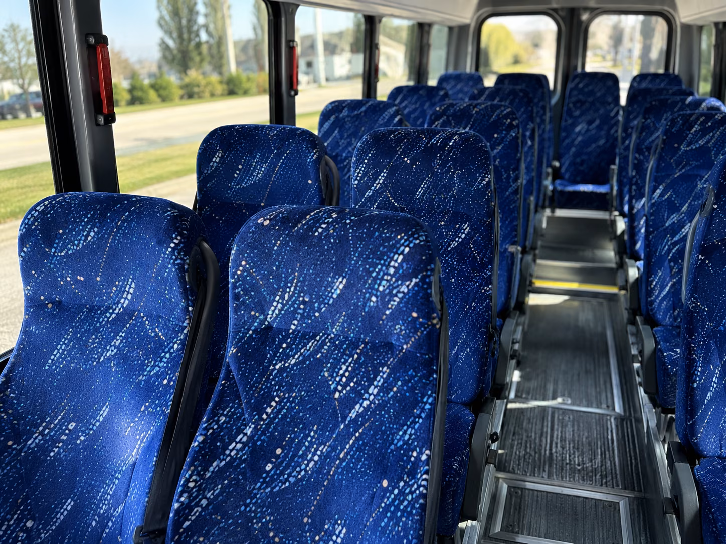 boulder 15 passenger minibus inside