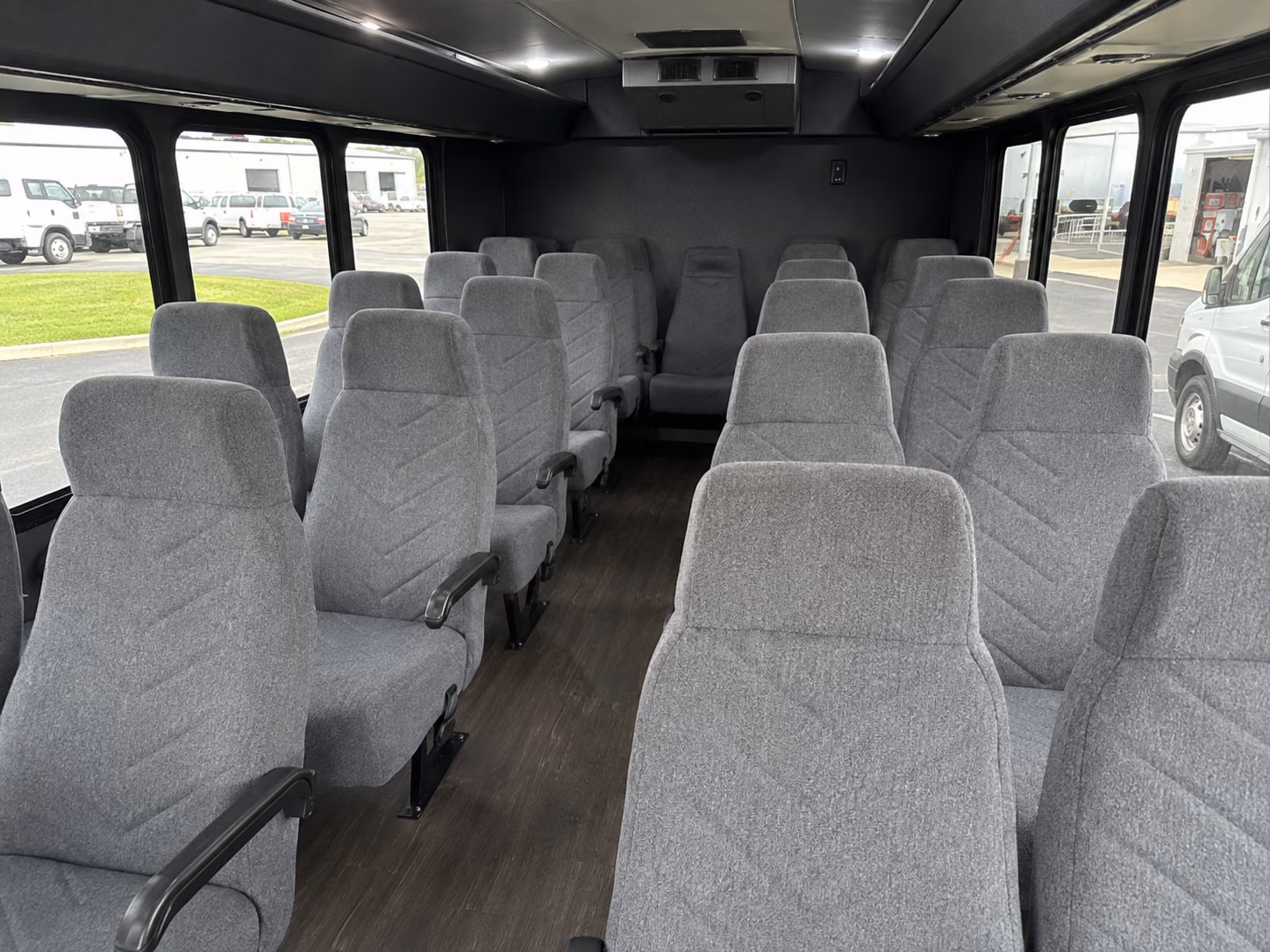boulder 15 passenger minibus interior