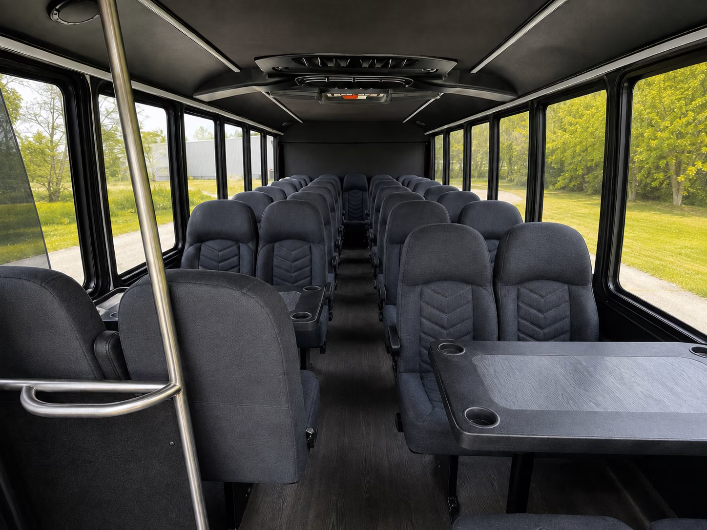 boulder 18 passenger minibus interior