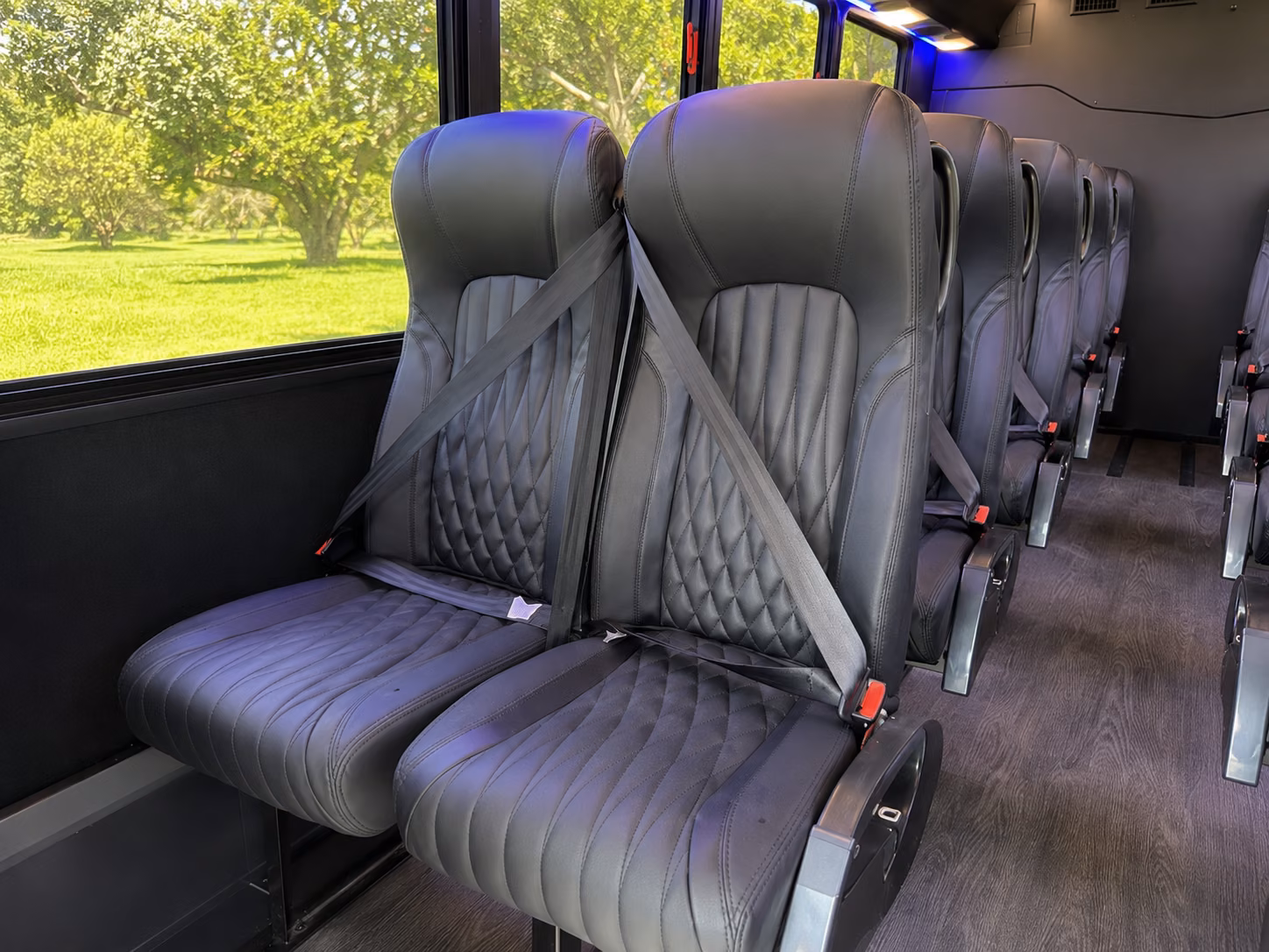 boulder 20 passenger minibus inside