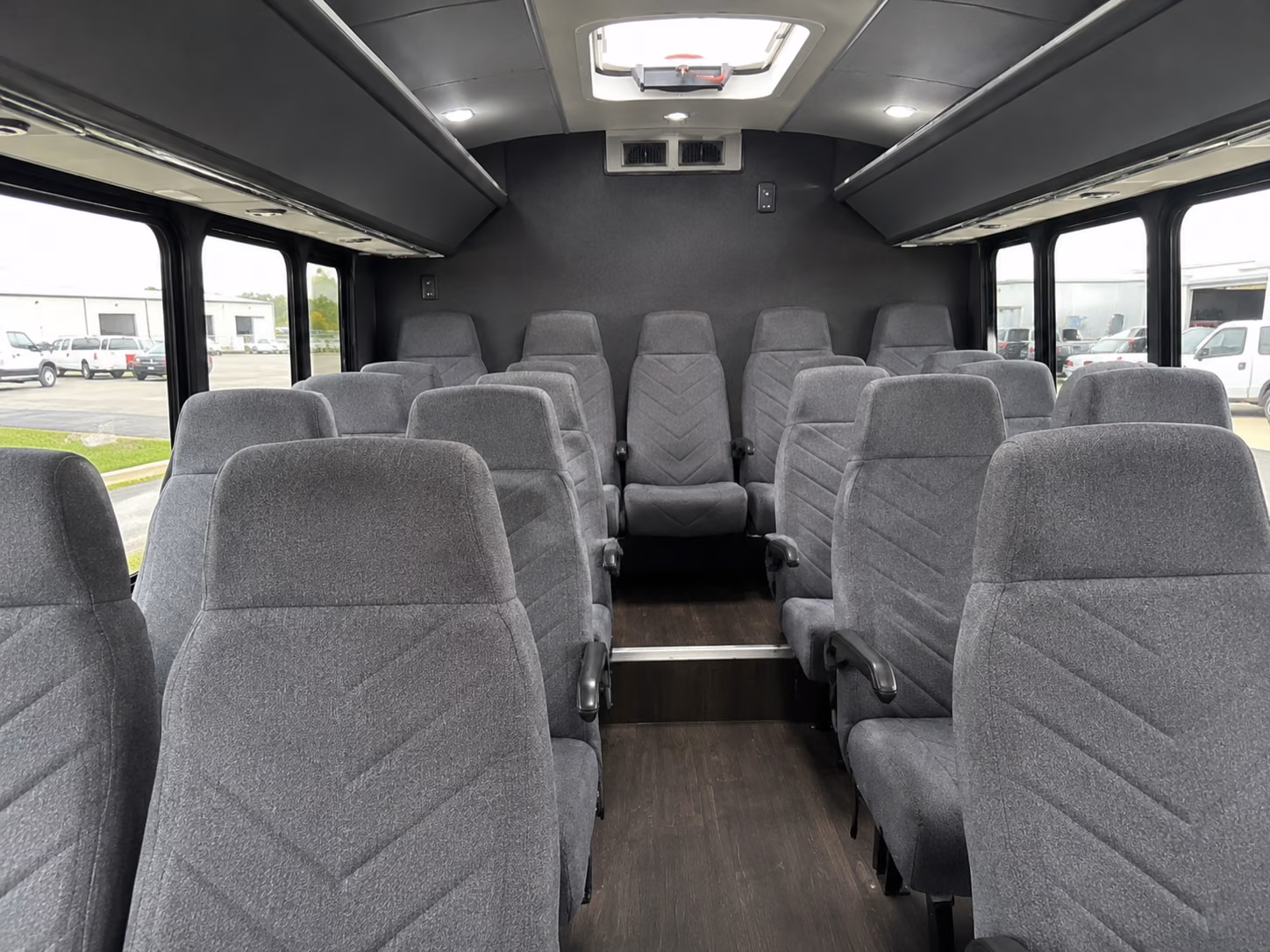 boulder 20 passenger minibus interior
