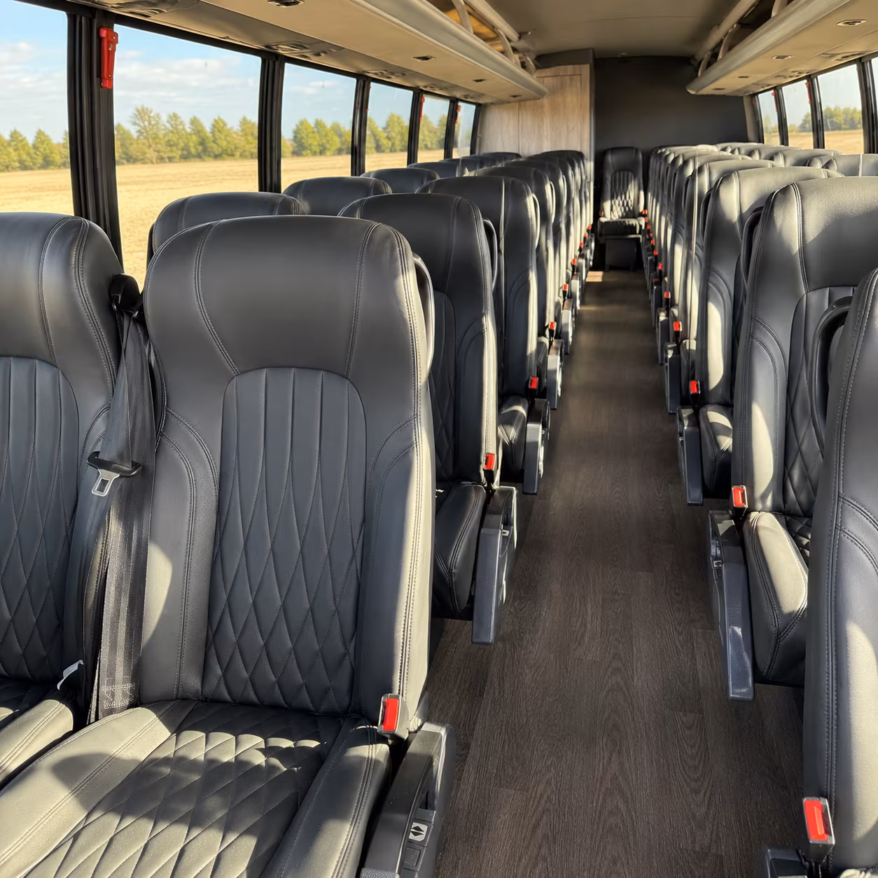 boulder 30 passenger minibus inside