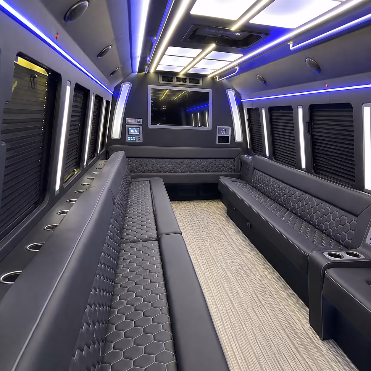 boulder party bus inside