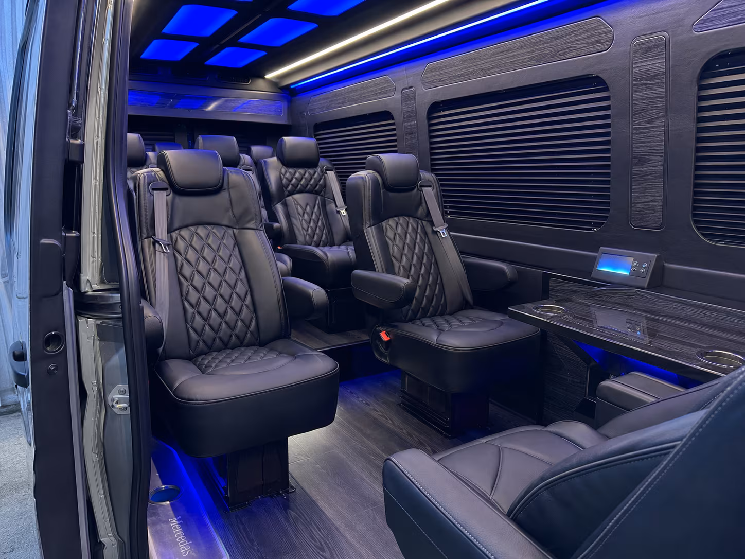 boulder sprinter van with driver inside