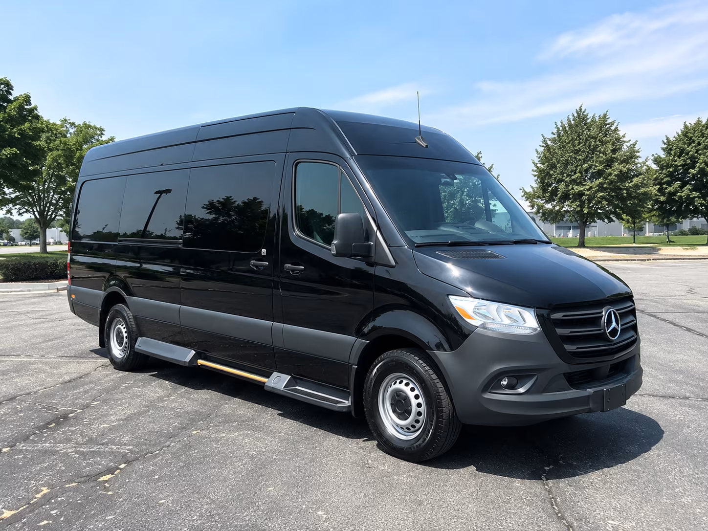 boulder sprinter van with driver