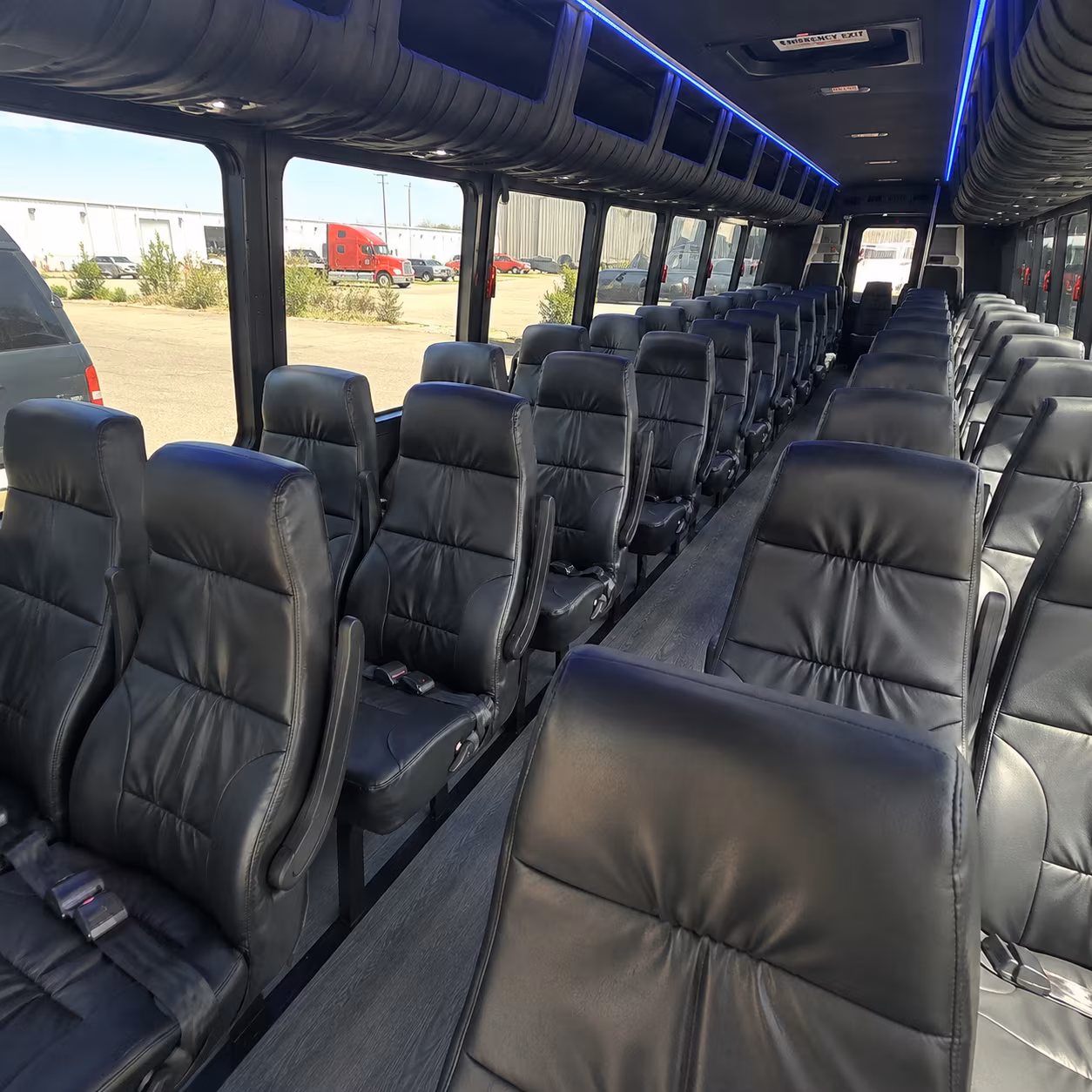 boulder wedding transportation onboard seating