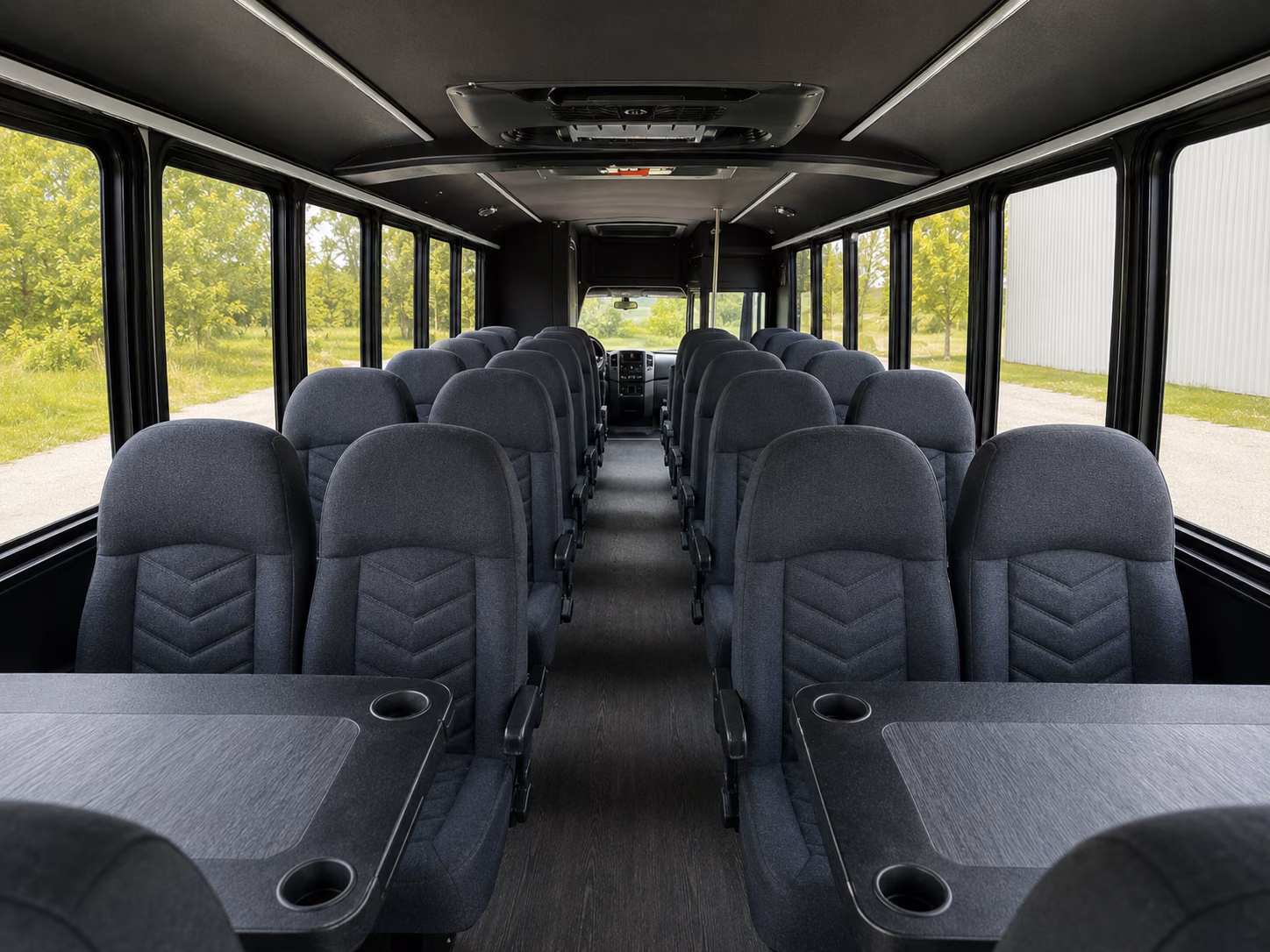 charter buses for boulder mountain venue weddings